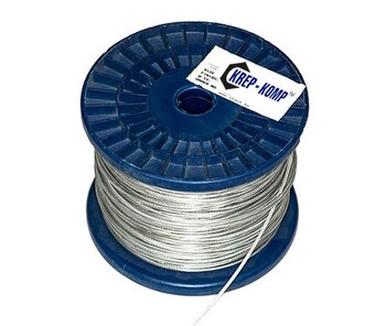 Трос стальной в ПВХ оплетке DIN3055 5/6 (ПР-6,0) (100м)