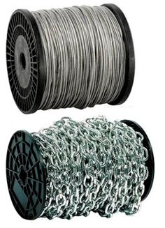 Трос стальной DIN3055 10мм оцинк. (100м)