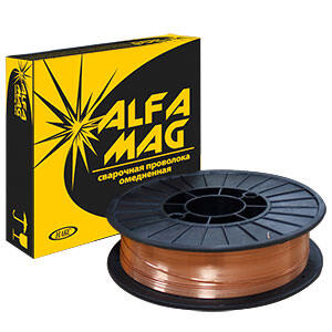 Проволока AlfaMag омедн. СВ08Г2С SG-2 D300 d-1,0 Катушка 15 кг