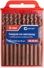 Сверло 5,5х93 по металлу Сutop profi с кобальтом 5%