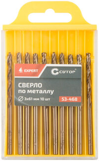 Сверло 3х61 по металлу cutop expert