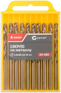 Сверло 4,8х86 по металлу cutop expert