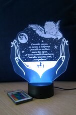 3D-Светильник Спасибо мама