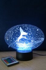 3D-Светильник Звездный кит