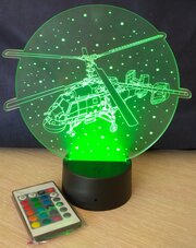 3D-Светильник Вертолет