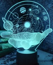 3D-Светильник Вселенная на ладони