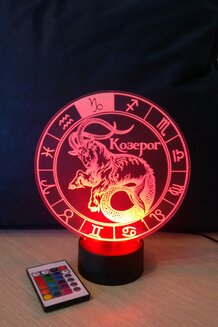3D-Светильник Зодиак-Козерог